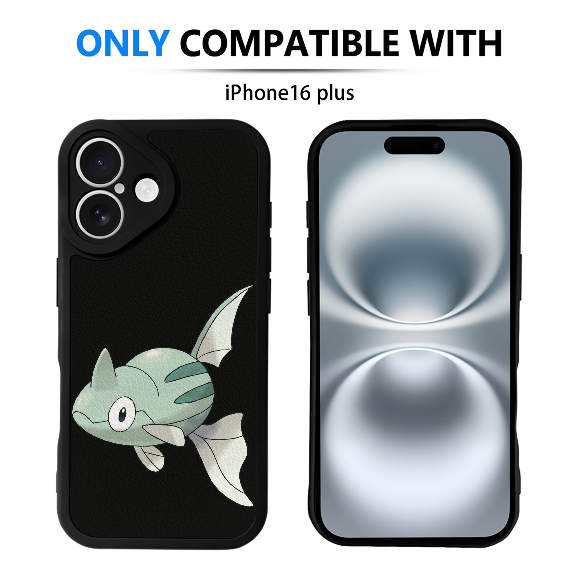 （画像用） ポケットモンスター Pokémon 【iPhone 16シリーズ対応】シリコンスマホケース（レザー調） 材質：シリコン
